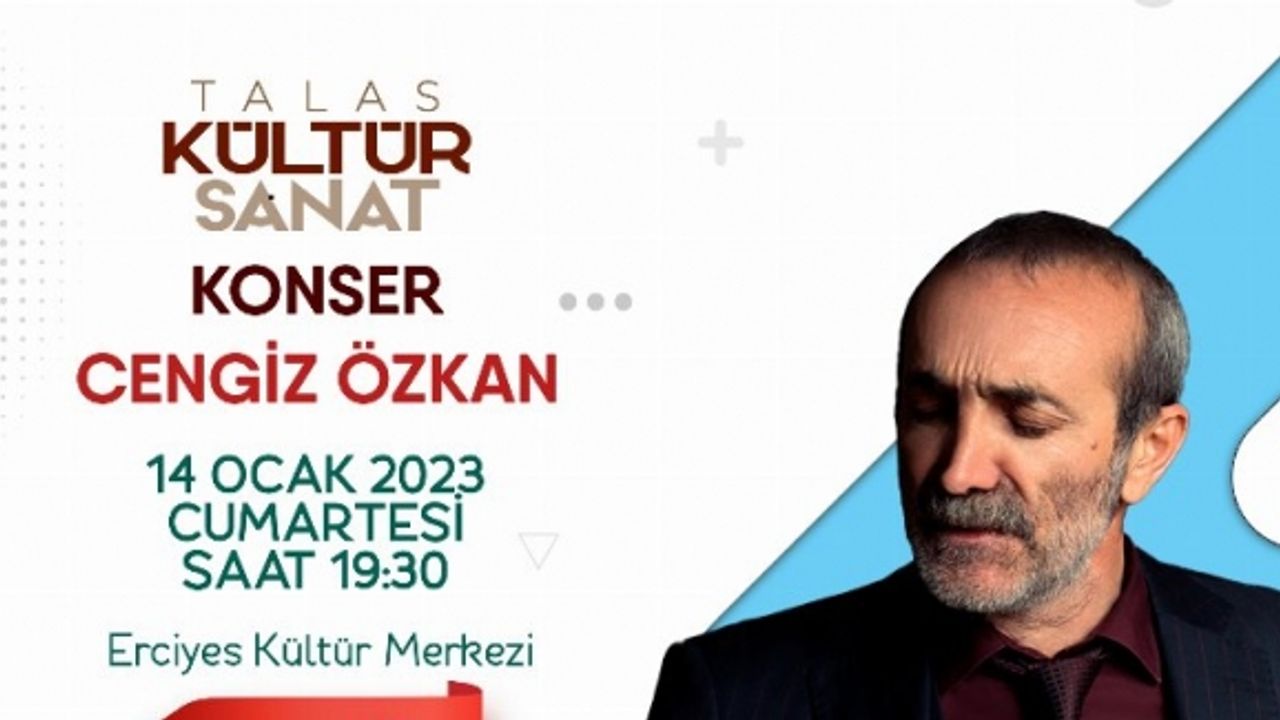 Kayseri Talas'ta Cengiz Özkan heyecanı